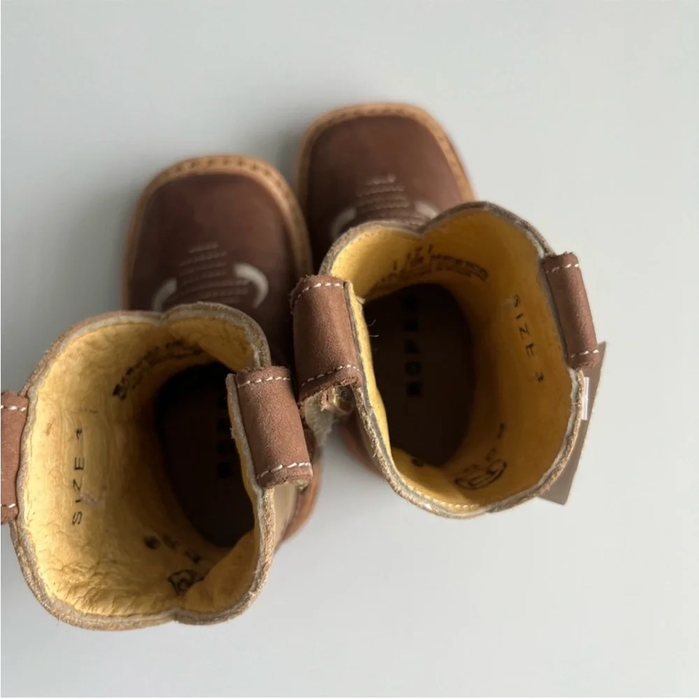 Roper Brown and Cream Kids Cowboy Boot